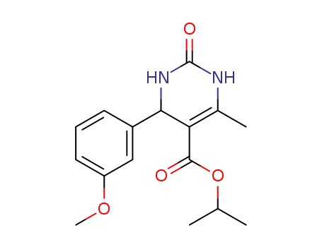 5-isopropoxycarbonyl-6-methyl-4-(3-methoxyphenyl)-3,4-dihydropyrimidin-2(1H)-thione