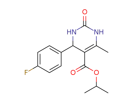 5-isopropoxycarbonyl-4-(4'-fluorophenyl)-6-methyl-3,4-dihydropyrimidin-2(1H)-one