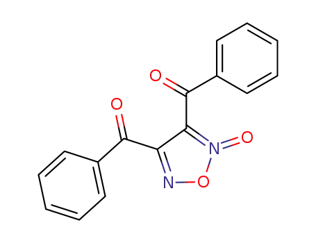 Molecular Structure of 6635-54-7 (α,α'-[(1,2,5-Oxadiazole 5-oxide)-3,4-diyl]bisbenzaldehyde)