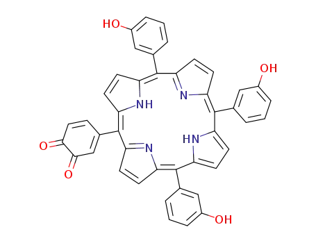 5-(3,4-benzoquinonyl)-10,15,20-tris(3-hydroxyphenyl)porphyrin