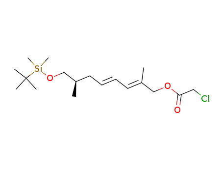 (R,2E,4E)-8-t-butyldimethylsilyloxy-2,7-dimethyl-2,4-octadien-1-yl chloroacetate