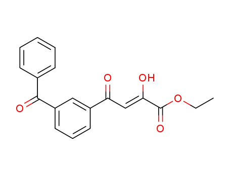 (Z)-4-(3-Benzoyl-phenyl)-2-hydroxy-4-oxo-but-2-enoic acid ethyl ester