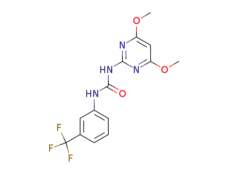 N-(3-trifluoromethylphenyl)-N'-(4,6-dimethoxy-2-pyrimidyl)urea