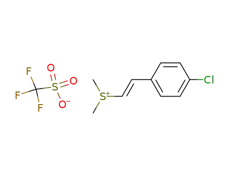 [(E)-2-(4-chlorophenyl)ethenyl]dimethylsulfonium triflate