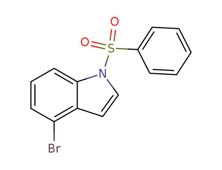 Molecular Structure of 412048-77-2 (4-bromo-1-phenylsulfonyl-1H-indole)