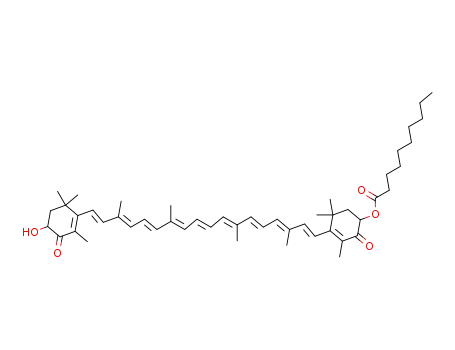 astaxanthin decanoic acid monoester