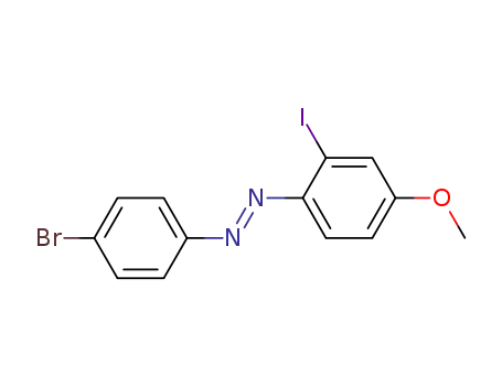 (4-bromophenyl)-(2-iodo-4-methoxyphenyl)diazene