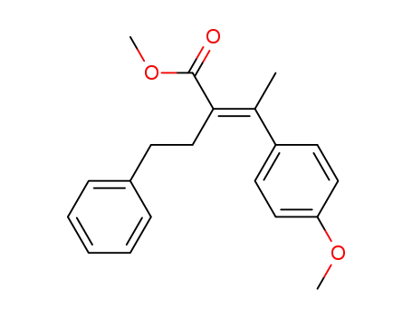 (E)-methyl 3-(4-methoxyphenyl)-2-phenethyl-2-butenoate