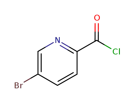 Molecular Structure of 137178-88-2 (5-BROMOPYRIDINE-2-CARBONYL CHLORIDE)