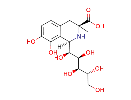 (1R,1S',S,3S)-1-(D-glucopentitol-1'-yl)-3-carboxy-3-methyl-7,8-dihydroxy-1,2,3,4-tetrahydroisoquinoline
