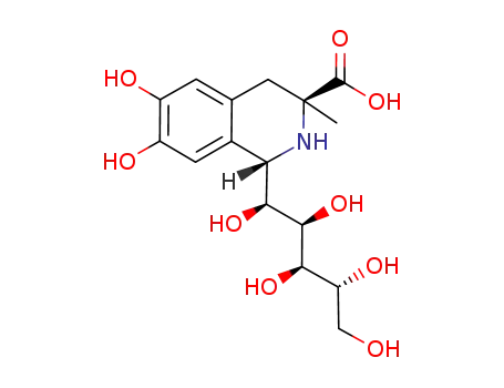 (1S,1S',S,3S)-1-(D-glucopentitol-1'-yl)-3-carboxy-3-methyl-6,7-dihydroxy-1,2,3,4-tetrahydroisoquinoline