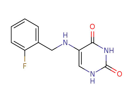 5-[(2-fluorobenzyl)amino]dihydropyrimidine-2,4(1H,3H)-dione