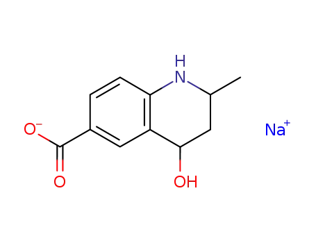 sodium 4-hydroxy-2-methyl-1,2,3,4-tetrahydroquinoline-6-carboxylate