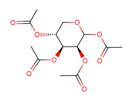 Molecular Structure of 151908-65-5 (1,2,3,4-Tetra-O-acetyl-D-lyxose)