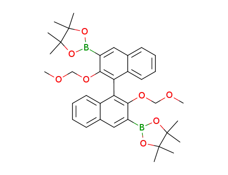 (R)-2,2'-(2,2'-bis(methoxymethoxy)-1,1'-binaphthyl-3,3'-diyl)bis(4,4',5,5'-tetramethyl-1,3,2-dioxaborolane)