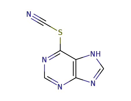 6-thiocyanato-7(9)H-purine