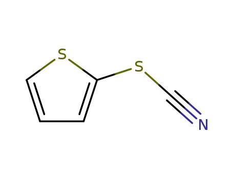 Molecular Structure of 22552-32-5 (Thiocyanic acid, 2-thienyl ester)