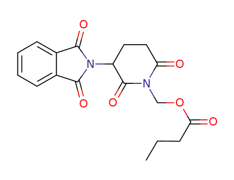 2-(1-butyroyloxymethyl-2,6-dioxopiperidin-3-yl)isoindoline-1,3-dione