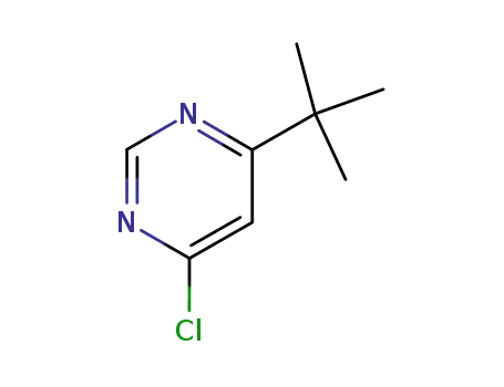 Molecular Structure of 3435-24-3 (4-(tert-Butyl)-6-chloro-1,3-diazine)