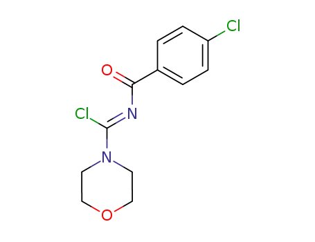 4-Chloro-N-[1-chloro-1-morpholin-4-yl-meth-(Z)-ylidene]-benzamide
