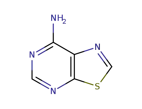Molecular Structure of 2846-90-4 ([1,3]thiazolo[5,4-d]pyriMidin-7-aMin)