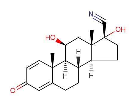 1,4-androstadien-11β-hydroxy-3-one-17α-hydroxynitrile