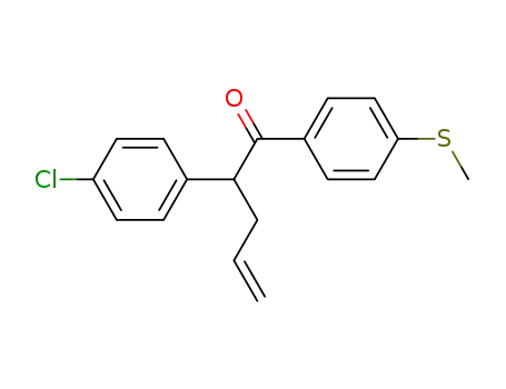 2-(4-chlorophenyl)-1-[4-(methylthio)phenyl]-4-penten-1-one