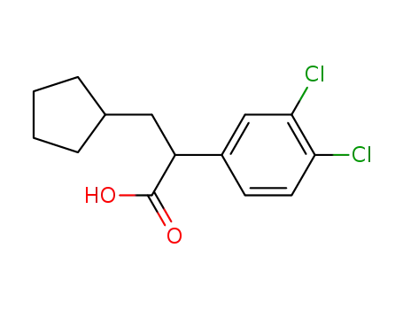 3-cyclopentyl-2-(3,4-dichlorophenyl)propionic acid