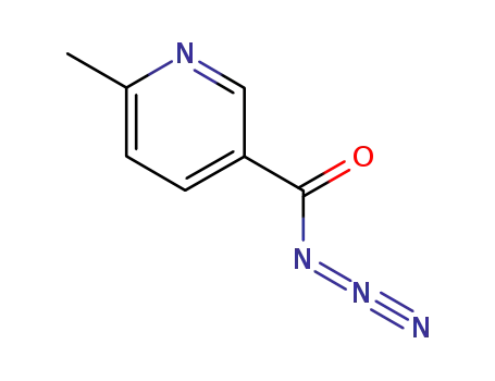 Molecular Structure of 64038-04-6 (6-Methyl-3-pyridinecarbonyl azide)