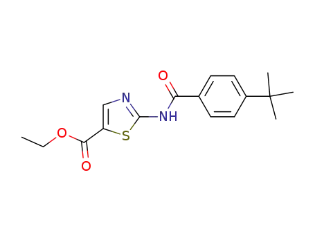 2-[N-[4-(1,1-Dimethylethyl)benzoyl]amino]thiazole-5-carboxylic Acid Ethyl Ester