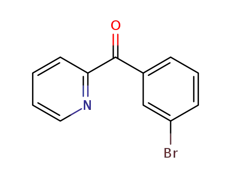 Molecular Structure of 206357-82-6 (2-(3-BROMOBENZOYL)PYRIDINE)