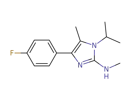 [4-(4-fluorophenyl)-1-isopropyl-5-methyl-1H-imidazol-2-yl]methylamine