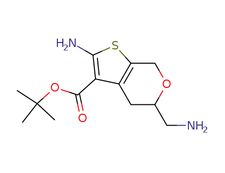 2-amino-5-aminomethyl-4,7-dihydro-5H-thieno[2,3-c]pyran-3-carboxylic acid tert-butyl ester