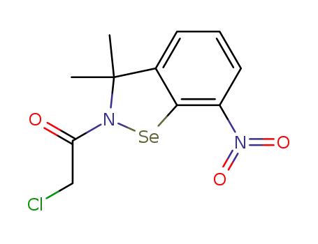 N-(chloroacetyl)-3,3-dimethyl-7-nitrobenzisoselenazoline