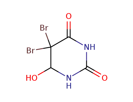 2,4(1H,3H)-Pyrimidinedione, 5,5-dibromodihydro-6-hydroxy-
