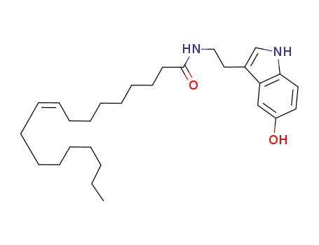 (Z)-N-[2-(5-hydroxy-1H-indol-3-yl)ethyl]-9-octadecenamide