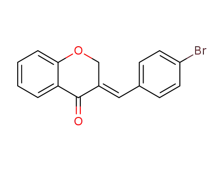 3-[(4-bromophenyl)methylene]-2,3-dihydro-4H-1-benzopyran-4-one