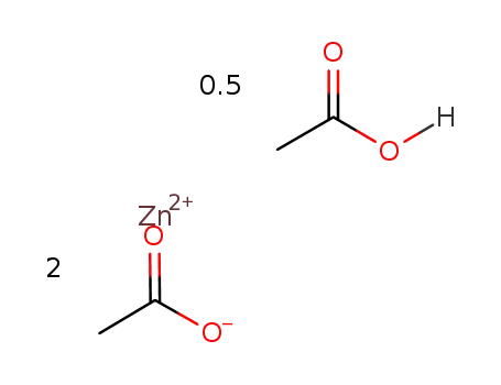 zinc(II) acetate * 0.5 acetic acid