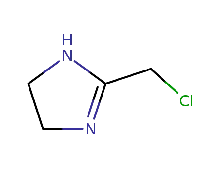 Molecular Structure of 50342-08-0 (2-(Chloromethyl)-2-imidazoline)