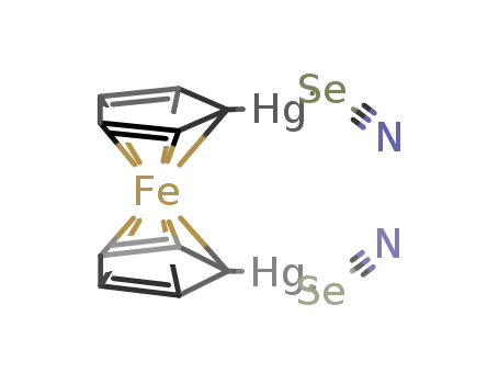 1,1'-bis(selenocyanatomercurio)ferrocene