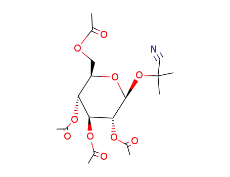 2-(2,3,4,6-tetra-O-acetyl-β-D-glucopyranosyloxy)isobutyronitrile