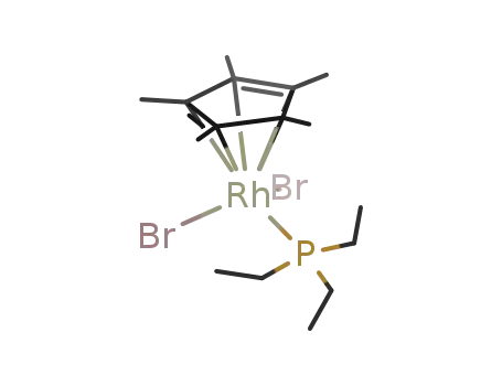(η5-C5Me5)Rh{PEt3}Br2