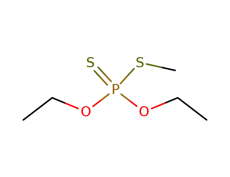 Molecular Structure of 3288-58-2 (O,O-Diethyl S-methyl dithiophosphate)