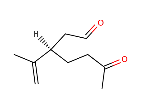 (R)-4-methyl-3-(3'-oxobutyl)pent-4-enal
