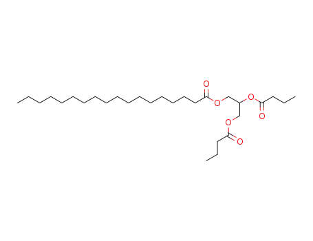 Molecular Structure of 56149-03-2 (2,3-bis(1-oxobutoxy)propyl stearate)