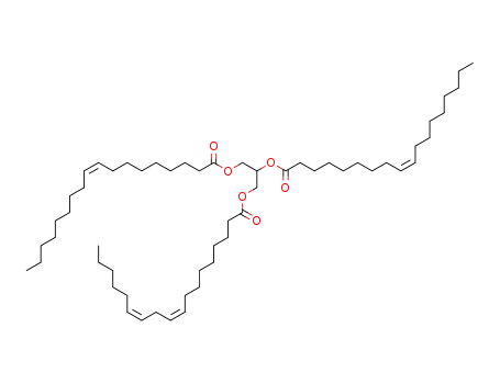 9,12-Octadecadienoicacid (9Z,12Z)-, 2,3-bis[[(9Z)-1-oxo-9-octadecen-1-yl]oxy]propyl ester