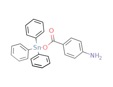 Molecular Structure of 61057-42-9 (Benzenamine, 4-[[(triphenylstannyl)oxy]carbonyl]-)
