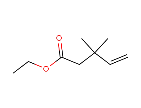 Molecular Structure of 7796-72-7 (Ethyl 3,3-dimethylpent-4-en-1-oate)