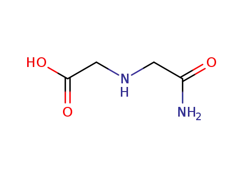 Molecular Structure of 7365-83-5 (N-(2-Amino-2-oxoethyl)glycine)