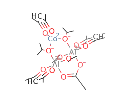 CoAl2(OCH(CH3)2)4(CH(C(O)CH3)2)3(CH3CO2)